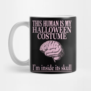 Human Halloween Costume Mug